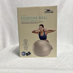 Crane 25.6" 65cm Fitness Exercise Ball Yoga Pilates Ball New In Box